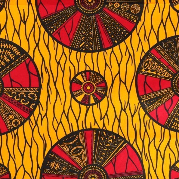 Tissu Wax africain n°416 - Au mètre