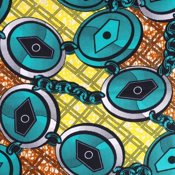 Tissu Wax africain n°421 - Au mètre