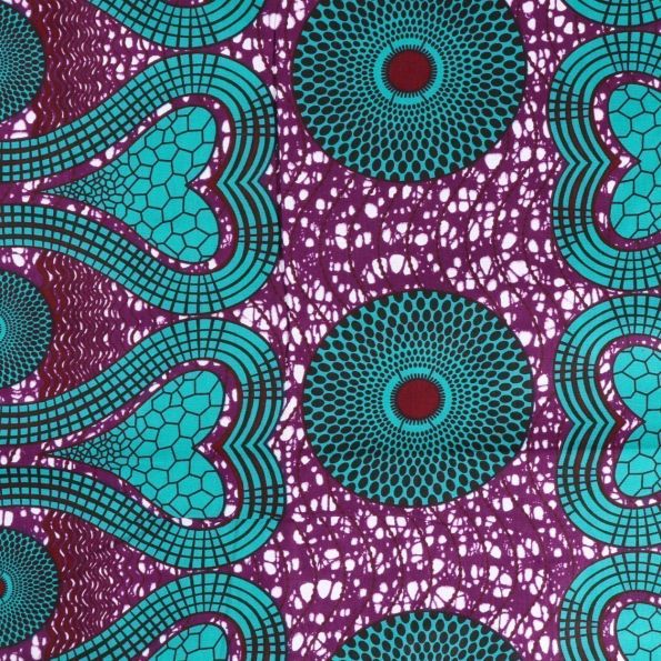 Tissu Wax africain n°486 - Au mètre