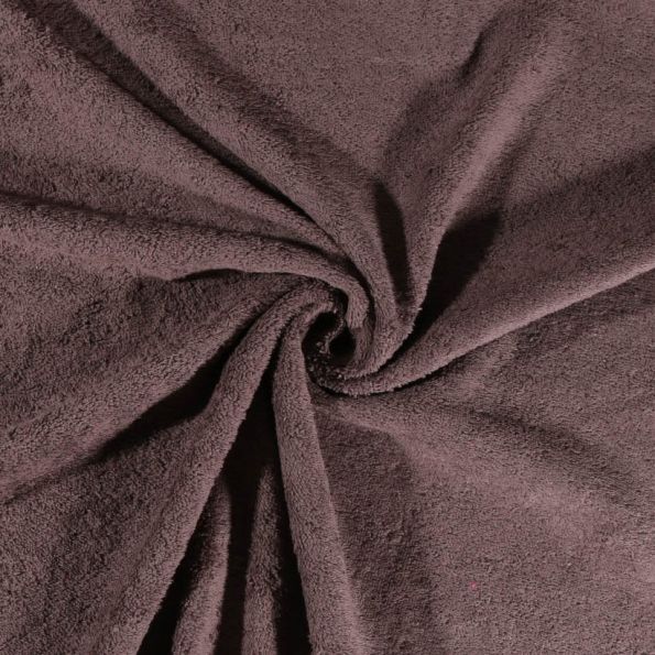 Tissu Eponge Deluxe Gris foncé - Par 10 cm