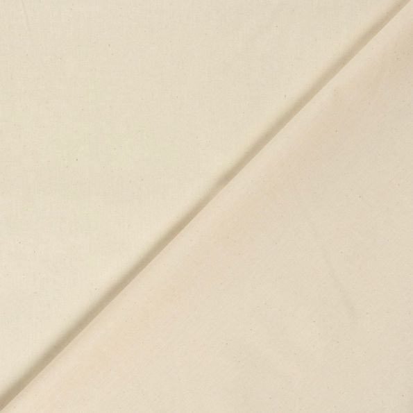 Tissu Toile à patron Amarys sur fond Ecru - Par 10 cm