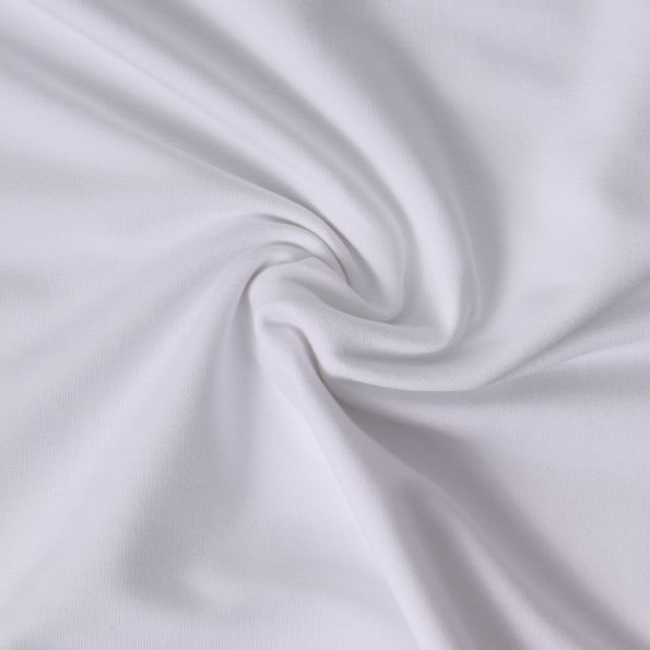 Tissu Sweat léger Soline sur fond Blanc - Par 10 cm