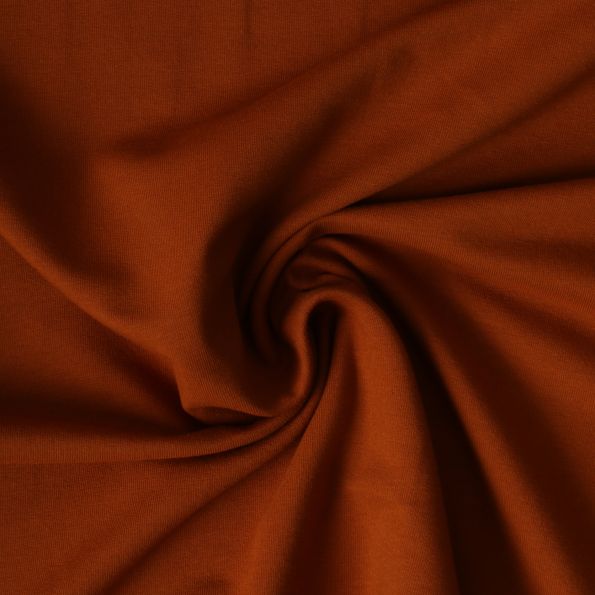 Tissu Sweat léger Soline uni Ocre - Par 10 cm