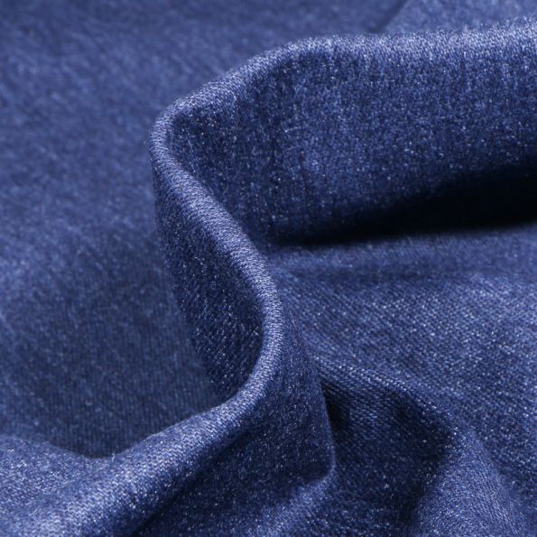 Tissu Jeans Rachel sur fond Bleu foncé - Par 10 cm