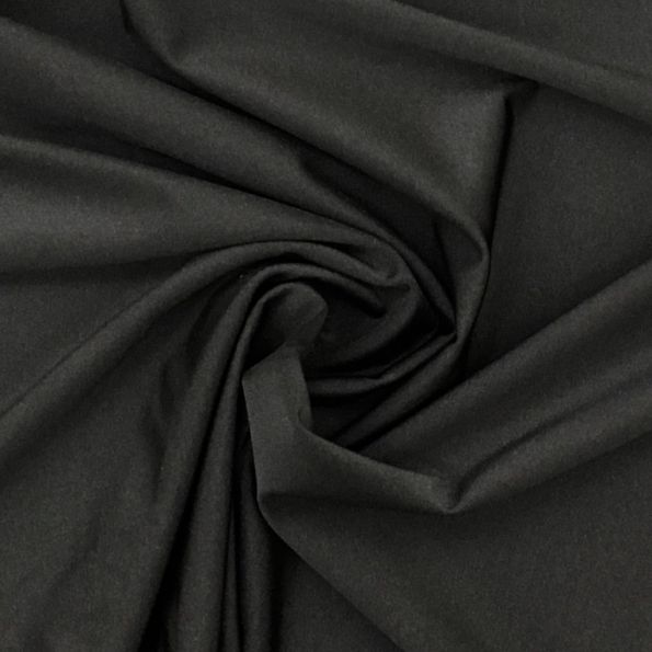 Coupon Tissu Lycra brillant Noir - Coupon de 40 cm