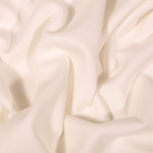 Tissu Jersey Milano uni Ecru - Par 10 cm