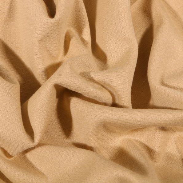 Tissu Jersey Milano uni Beige - Par 10 cm