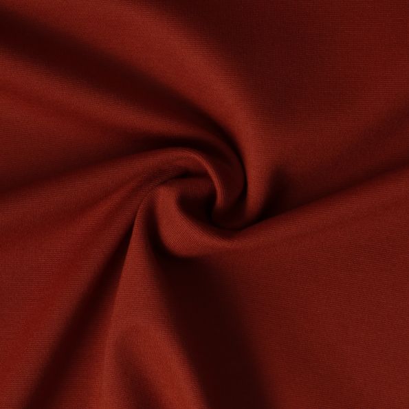 Tissu Jersey Viscose épais Romana uni Ocre - Par 10 cm