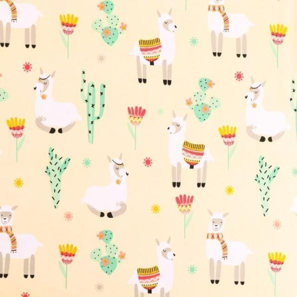 Tissu Coton Motif Raisins Verts Sur Fond Jaune – Coupon 2,50m X 70cm – Neuf