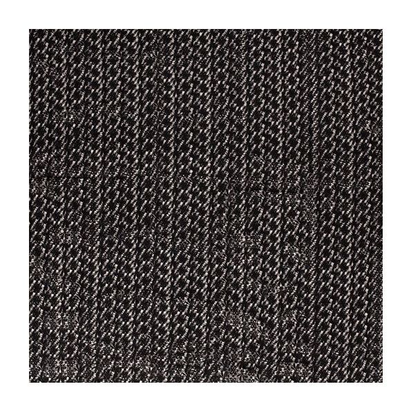 Tissu Dentelle épaisse Fleurs sur fond Noir - Par 10 cm