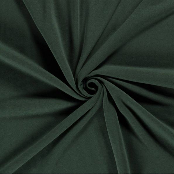 Tissu Polaire des Alpes uni Vert foncé - Par 10 cm