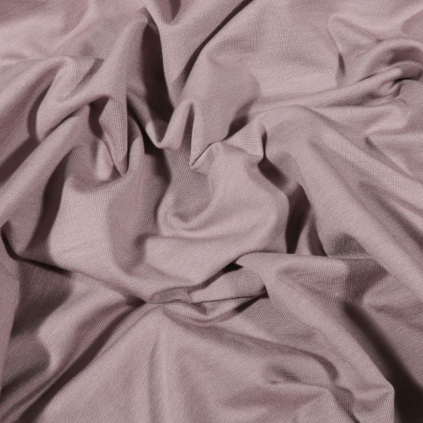 Tissu Jersey Bambou uni Beige - Par 10 cm