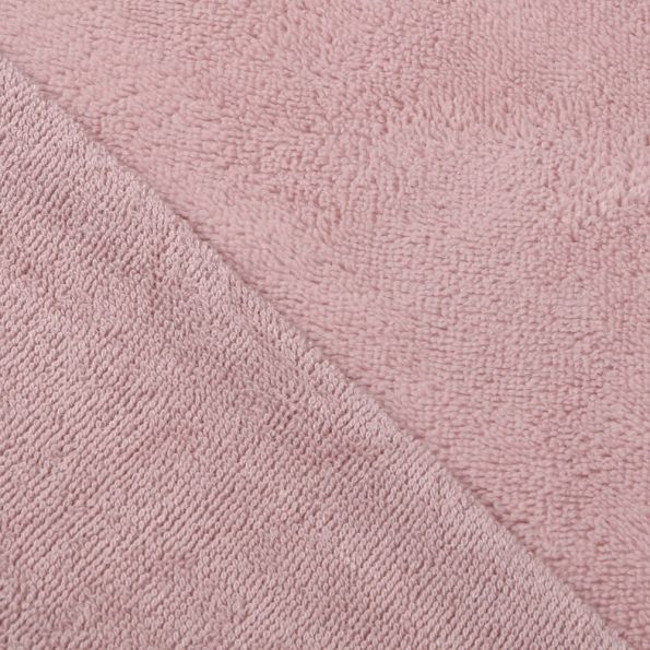 Coupon Tissu Micro Éponge Bambou Rose pastel - Coupon de 40 cm