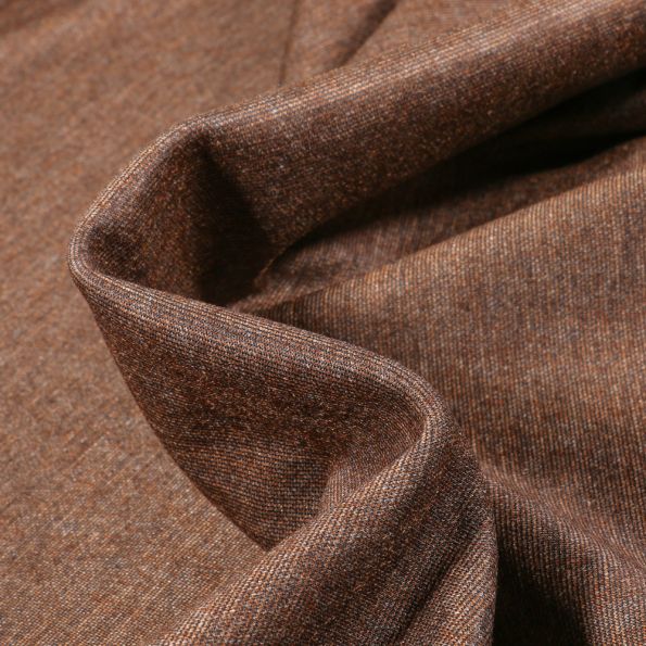 Tissu Jersey Milano chiné Marron - Par 10 cm