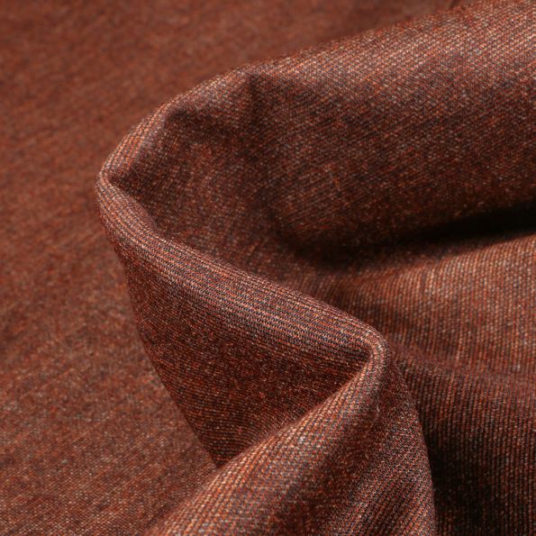 Tissu Jersey Milano chiné Rouille - Par 10 cm