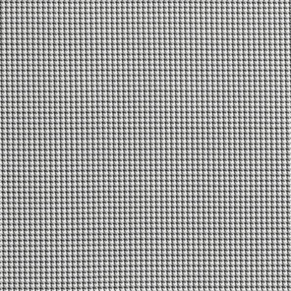 Tissu Jacquard Pied de poule sur fond Gris clair - Par 10 cm