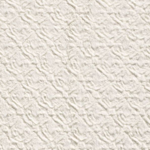 Tissu Fausse fourrure tout doux Llario sur fond Blanc cassé - Par 10 cm