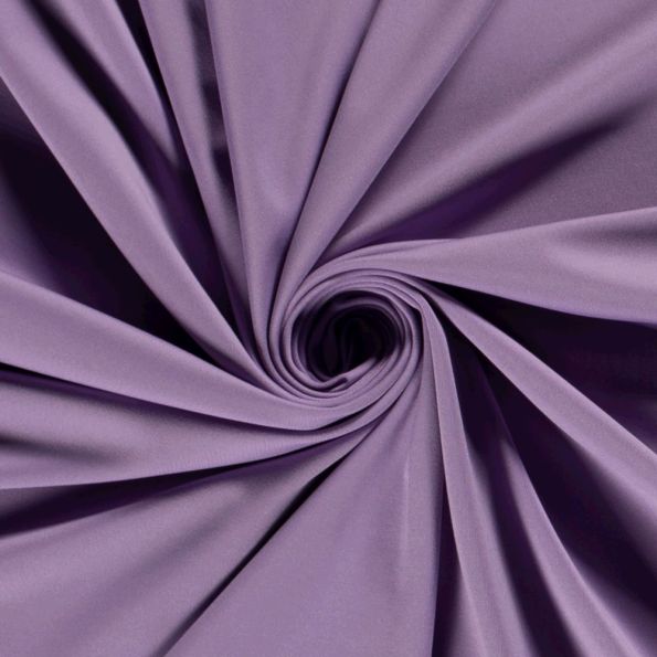 Tissu Jersey Sportswear uni Lilas - Par 10 cm