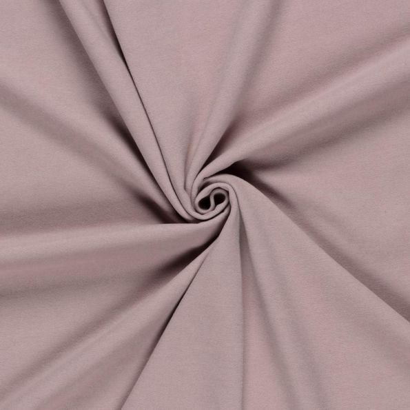 Tissu Drap de manteau  Cœur de Laine uni Rose - Par 10 cm