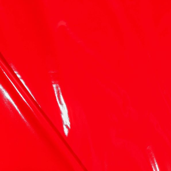Tissu Vinyl plastifié Rouge - Par 10 cm