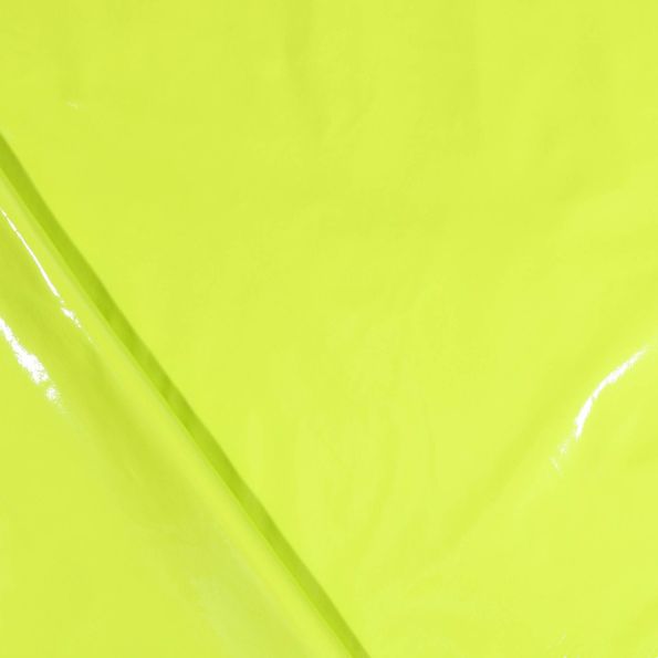 Tissu Vinyl plastifié Vert pomme - Par 10 cm