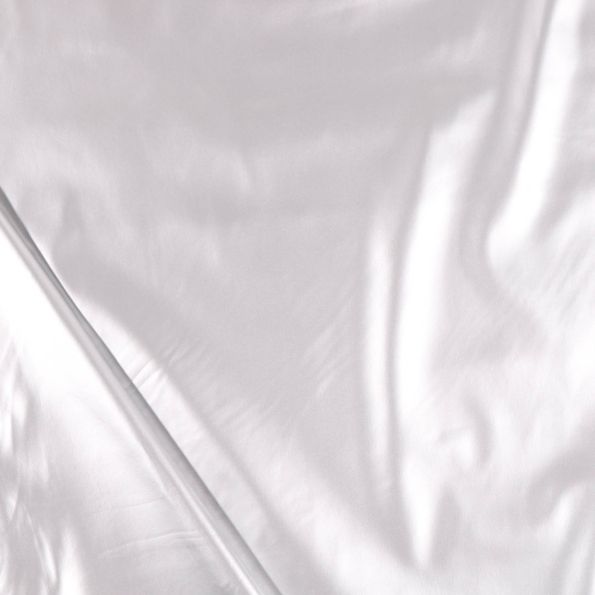 Tissu Vinyl plastifié Argent - Par 10 cm