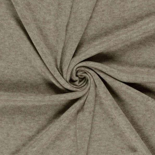 Tissu maille Viscose lourde Stella uni Gris acier - Par 10 cm