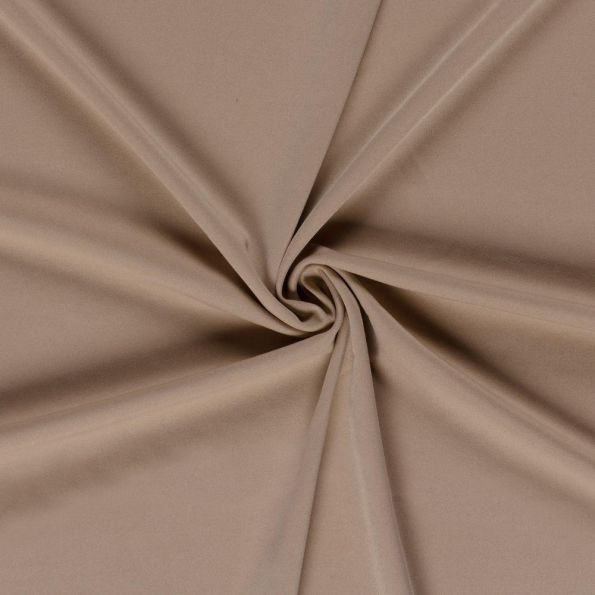 Tissu jersey crêpe uni Melissa Vieux rose - Par 10 cm