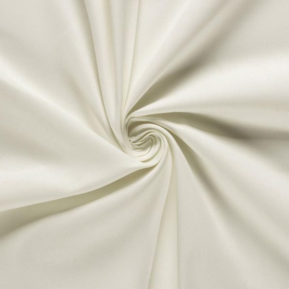 Tissu Jeans Denim Chicago uni Ecru - Par 10 cm