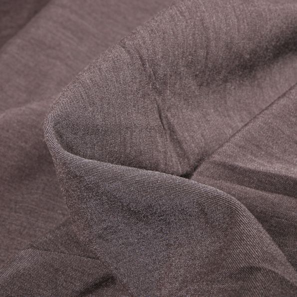 Tissu Gabardine Gris anthracite chiné - Par 10 cm