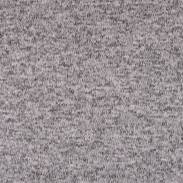 Tissu Maille Jacquard Mélangé Gris clair - Par 10 cm