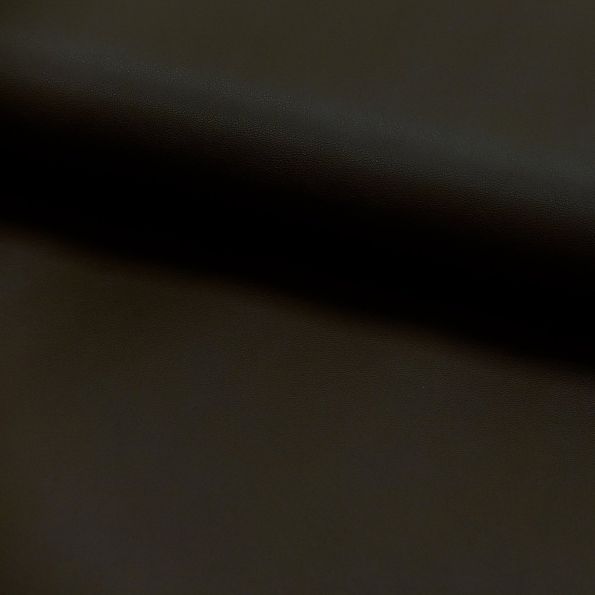 Tissu Simili cuir souple Marron chocolat x10cm