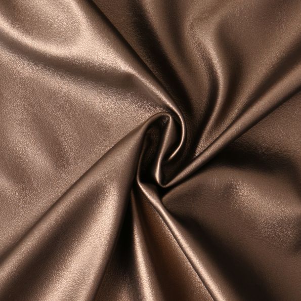Tissu Simili cuir souple Doré x10cm