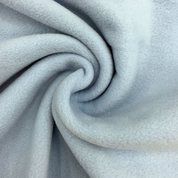 Coupon Tissu Polaire uni Bleu ciel - Coupon de 100 cm