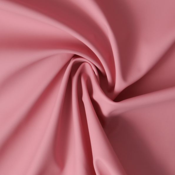 Tissu Imperméable Solveig  uni Rose poudré - Par 10 cm