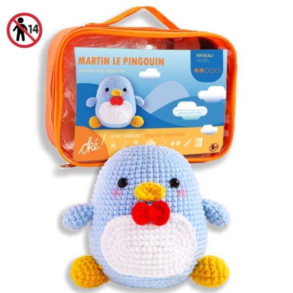 Kit Amigurumi – Martin le Pingouin