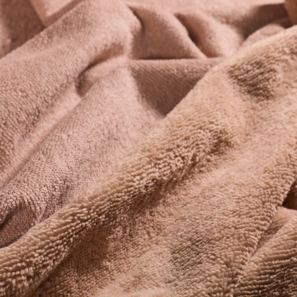 Tissu Micro Éponge Bambou Beige sable - Par 10 cm