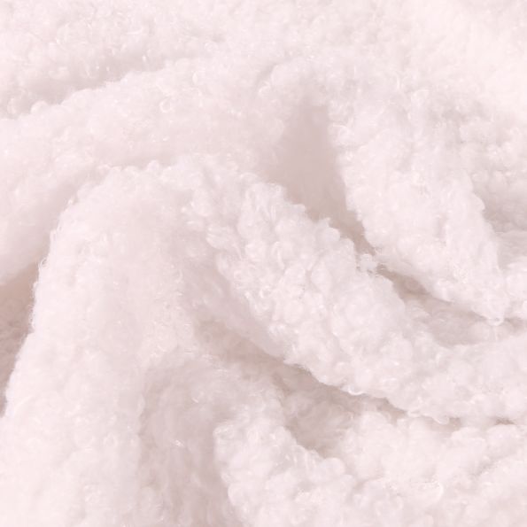 Tissu Fausse Fourrure Bouclé Au Mètre édition Limitée, Camel - SP0005