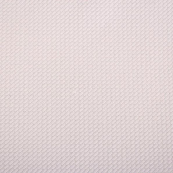 Tissu Velours Embossé   Nuvia uni Blanc - Par 10 cm