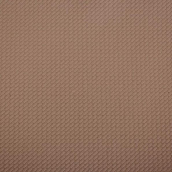 Tissu Velours Embossé   Nuvia uni Taupe - Par 10 cm