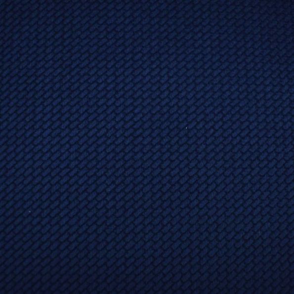 Tissu Velours Embossé   Nuvia uni Bleu indigo sur fond Bleu indigo - Par 10 cm