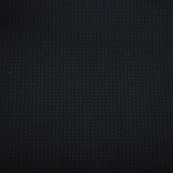 Tissu Velours Embossé   Nuvia uni Noir - Par 10 cm