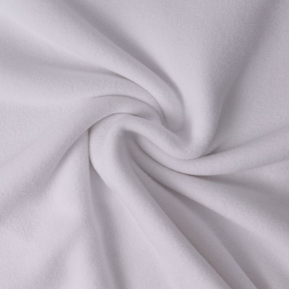 Tissu Polaire doux Grand Froid Blanc - Par 10 cm