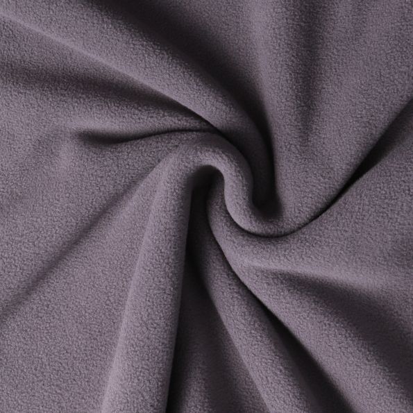 Tissu Polaire doux Grand Froid Gris foncé - Par 10 cm
