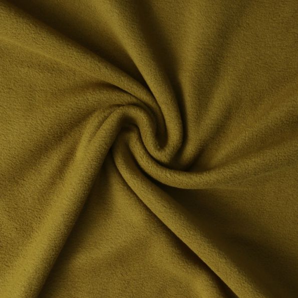 Tissu Polaire doux Grand Froid Vert kaki - Par 10 cm