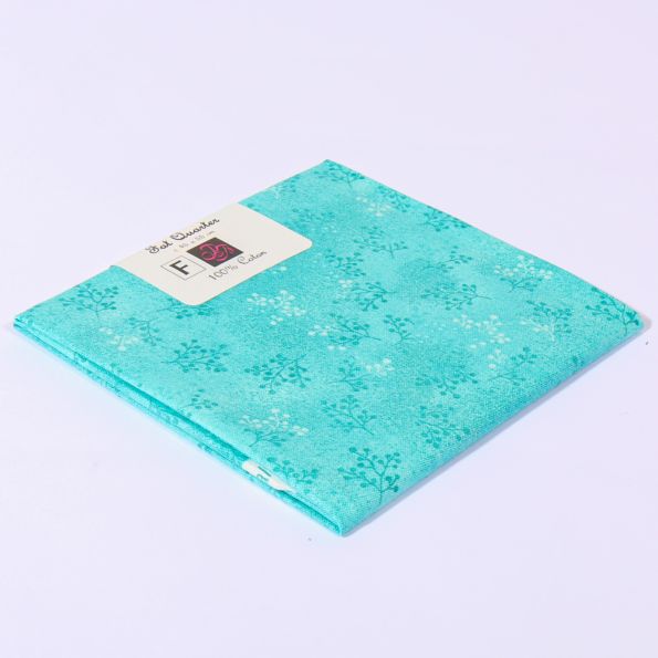 Coupon tissu Coton n°89 Vert d'eau - 45 x 55 cm