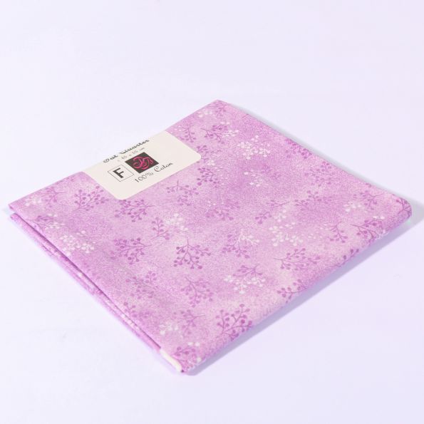 Coupon tissu Coton n°89 Parme - 45 x 55 cm