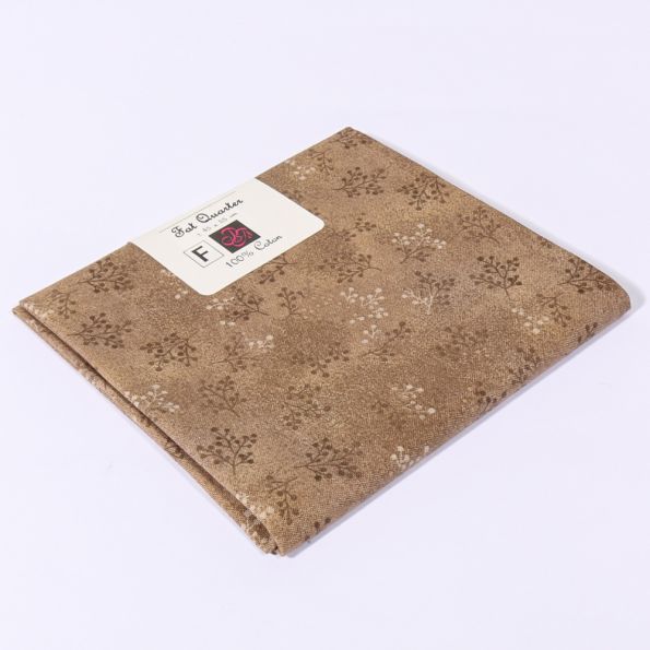 Coupon tissu Coton n°89 Taupe - 45 x 55 cm