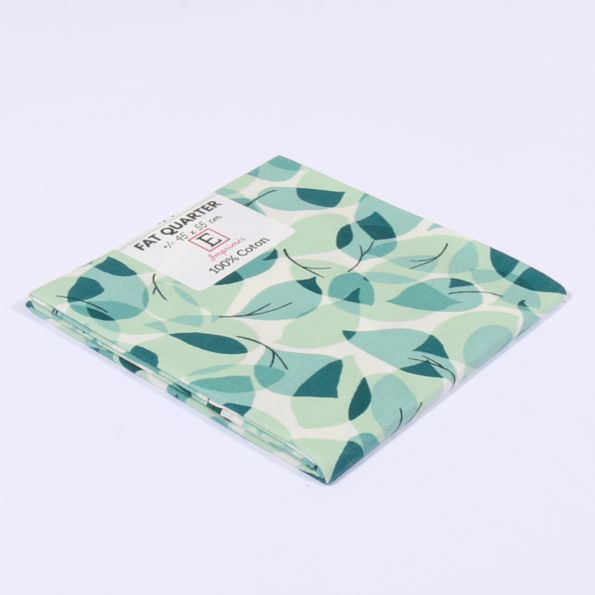 Coupon tissu Coton n°68 Menthe - 45 x 55 cm