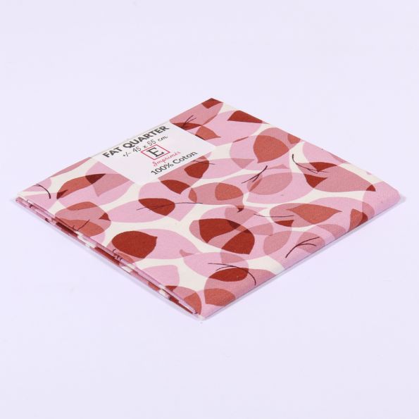 Coupon tissu Coton n°68 Rose - 45 x 55 cm